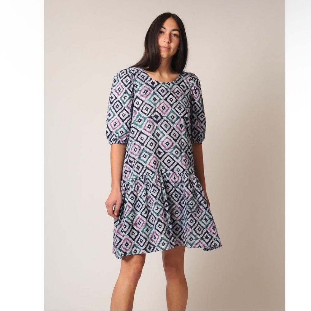 NWT Matta NY Kenia Nandini Dress in Deep Blue, Size L